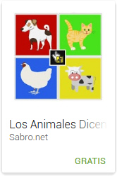 Android APP Juego Los Animales Dicen tipo Simon Dice