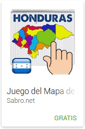 APP Android Juego Mapa de Honduras de arrastrar y soltar