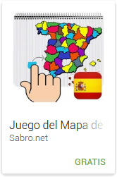 Android APP Juego del Mapa de España de arrastrar y soltar