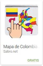 Android APP Juego del Mapa de Colombia de arrastrar y soltar