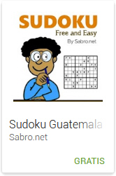 APP Android Juego de Sudoku Guatemala