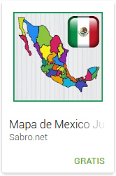APP Android Juego Mapa de Mexico de arrastrar y soltar