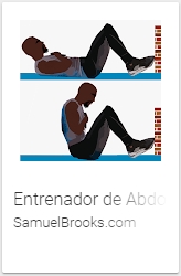 APP Android para entrenar los musculos abdominales Brooks ABS Trainer