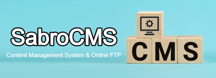 SABROCMS (CONTENT MANAGEMENT SYSTEM) PARA EDITAR SITIOS WEB Con FTP online, para subir y administrar archivos fcilmente en su propio Hosting!