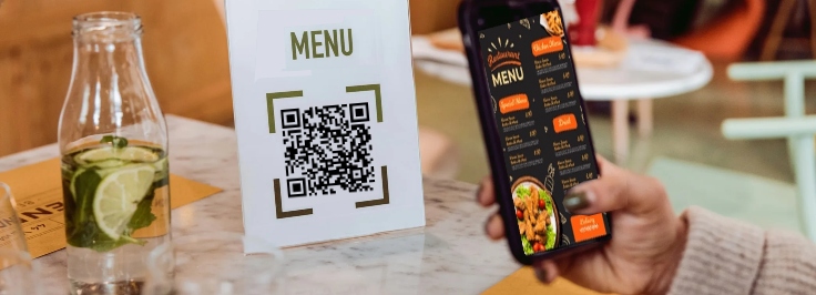 Generacion de Códigos QR para menu de restaurante con diseño y mantenimiento opcional del Menu