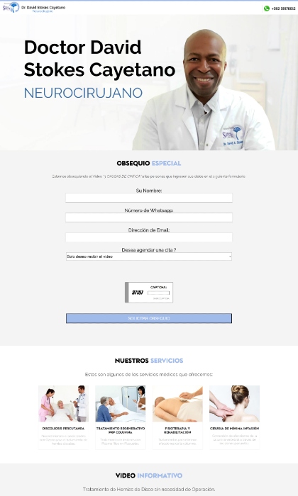 Paginas Web Guatemala: Doctor Archi David Stokes Cayetano Guatemala