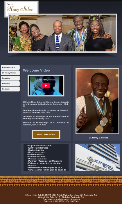 Paginas Web Guatemala: Doctor Henry Stokes Guatemala