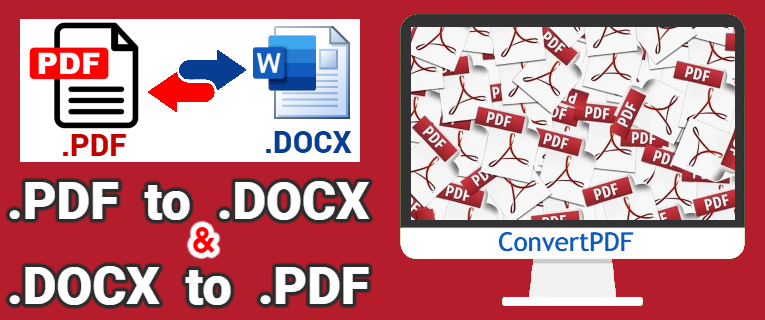 CONVERT PDF Es un Programa Compatible con Windows que sirve para convertir archivos .PDF a .DOCX y .DOCX a .PDF