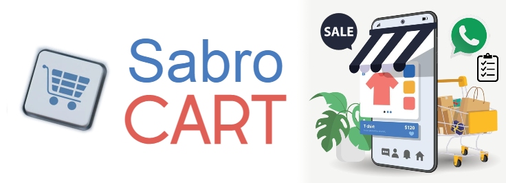 SABROCART Widget HTML Para integrar un Shopping Cart o Carrito de Compras en su sitio web