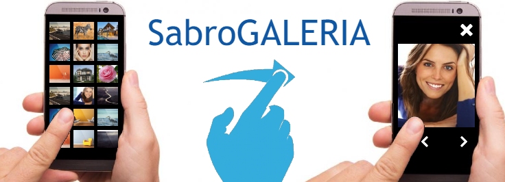 SabroGALERIA API de Galeria de Fotos Ampliables y Deslizables. Galeria Responsiva y Swipeable, plug and play