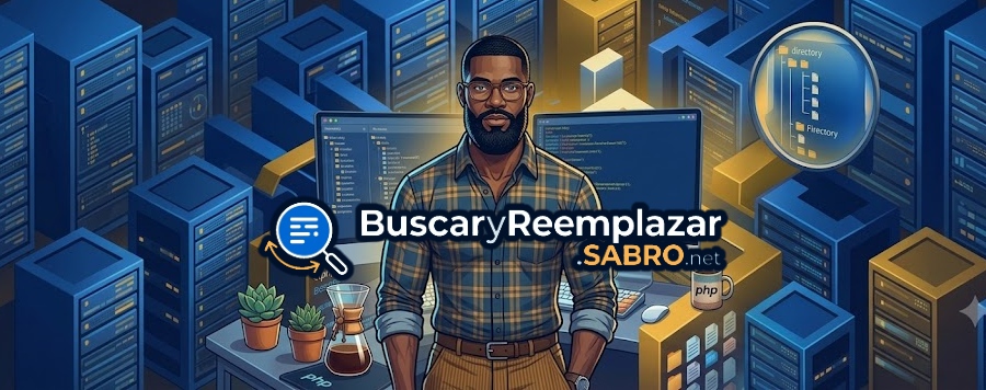script php para buscar y remplazar textos en archivos de servidores linux