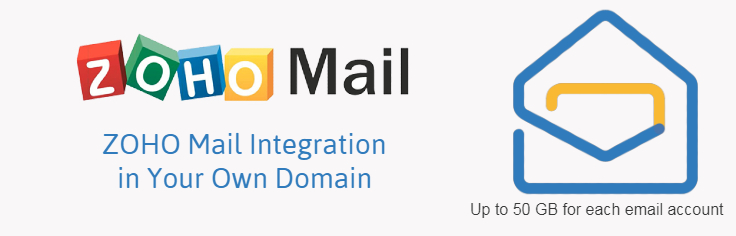 ZOHO mail integration service on your own domain
